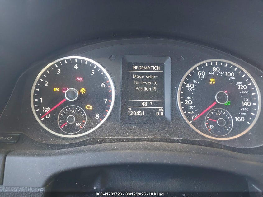 2014 VOLKSWAGEN TIGUAN VIN: WVGBV3AX4EW509354