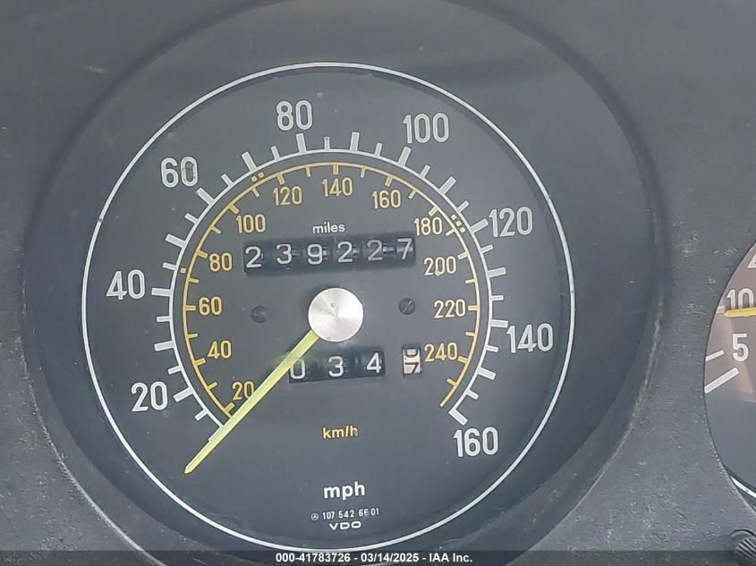 1983 Mercedes-Benz 380 Sl VIN: WDBBA45A4DB026088 Lot: 41783726