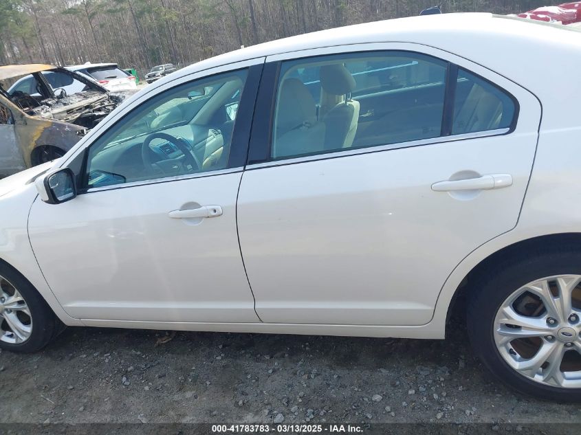 2012 Ford Fusion Se VIN: 3FAHP0HA9CR388979 Lot: 41783783