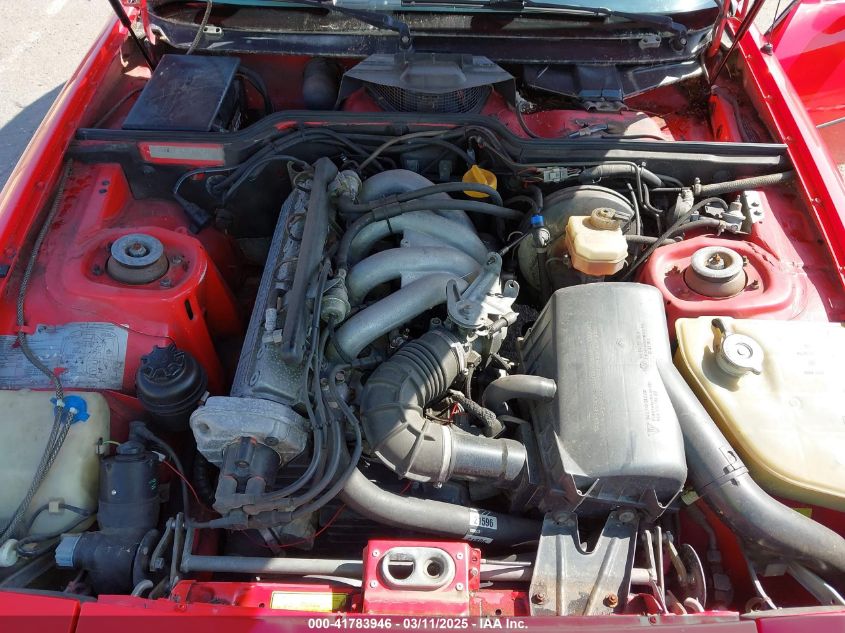 1987 Porsche 924 S VIN: WP0AA0926HN450837 Lot: 41783946