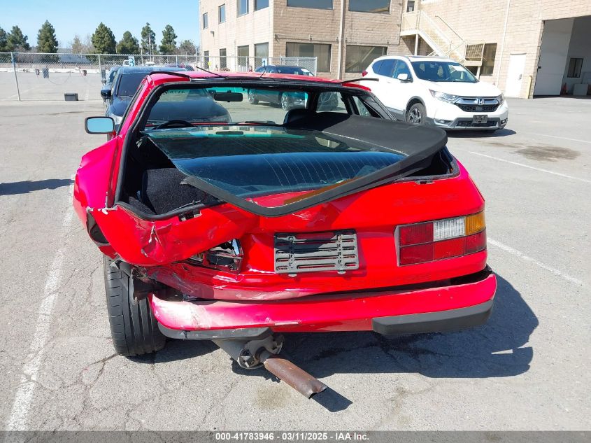 1987 Porsche 924 S VIN: WP0AA0926HN450837 Lot: 41783946