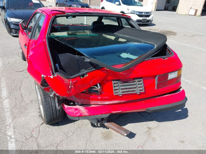 1987 Porsche 924 S VIN: WP0AA0926HN450837 Lot: 41783946