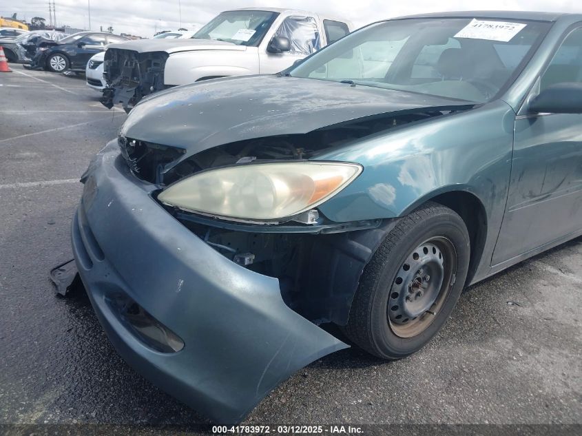 2004 Toyota Camry Le VIN: 4T1BE32K94U369296 Lot: 41783972