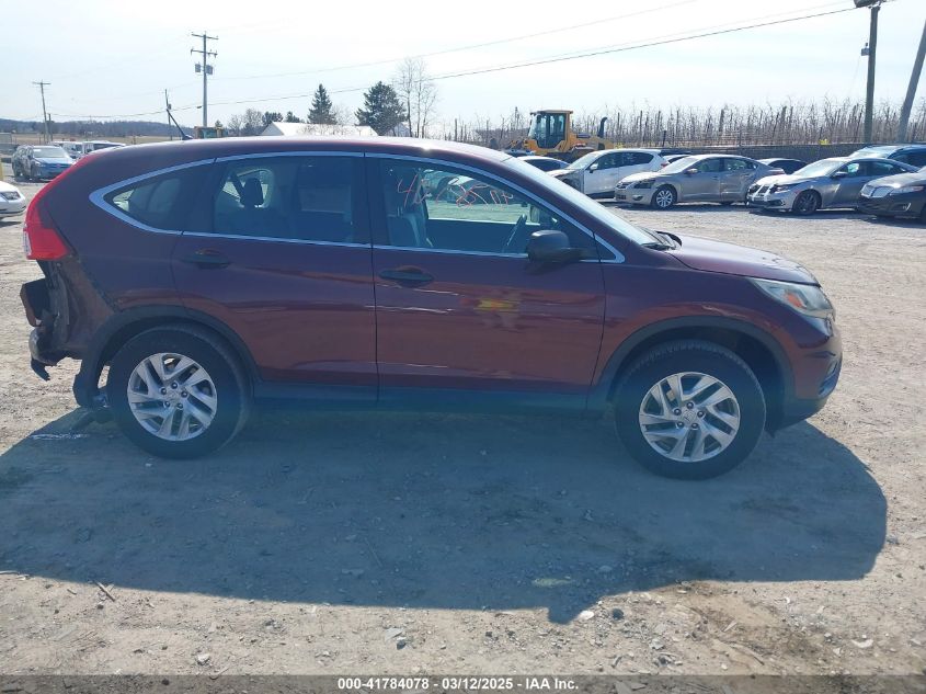 2015 Honda Cr-V Lx VIN: 5J6RM4H39FL092244 Lot: 41784078