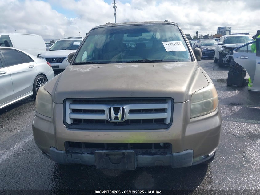 2008 Honda Pilot Ex VIN: 5FNYF284X8B016854 Lot: 41784205