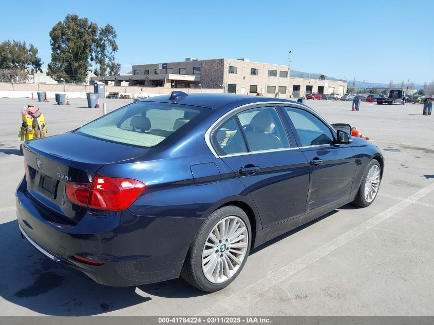 2012 BMW 328I VIN: WBA3A5C54CF344752 Lot: 41784224