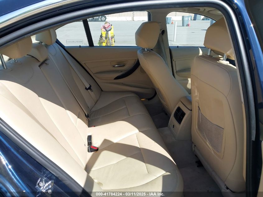 2012 BMW 328I VIN: WBA3A5C54CF344752 Lot: 41784224