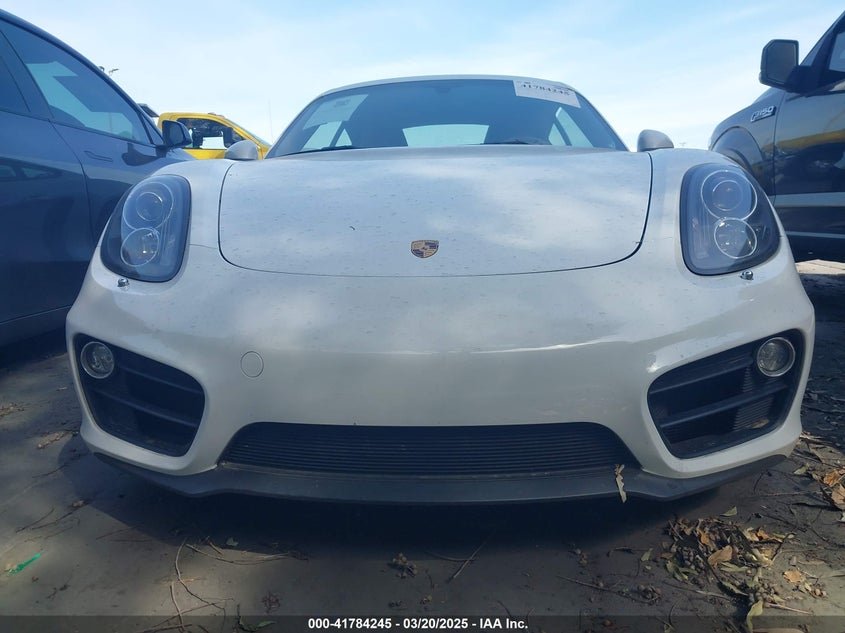 2016 PORSCHE CAYMAN VIN: WP0AA2A89GK171748