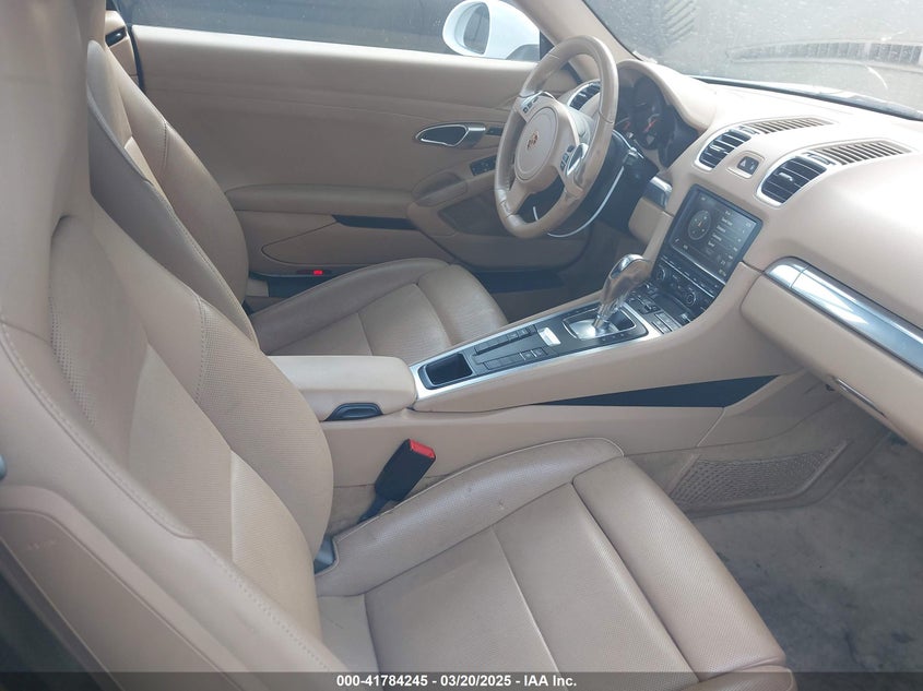 2016 PORSCHE CAYMAN VIN: WP0AA2A89GK171748