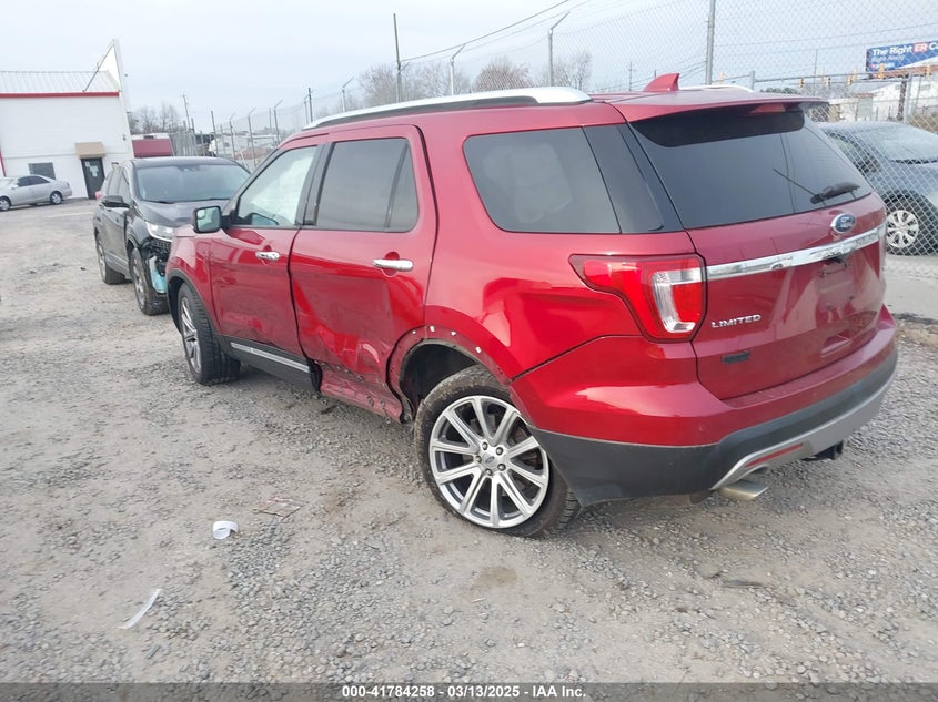 2016 FORD EXPLORER LIMITED - 1FM5K7F8XGGA57020