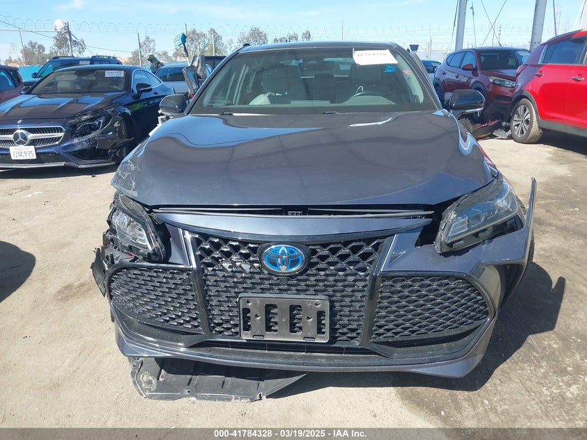 2019 TOYOTA AVALON HYBRID VIN: 4T1B21FB9KU004539