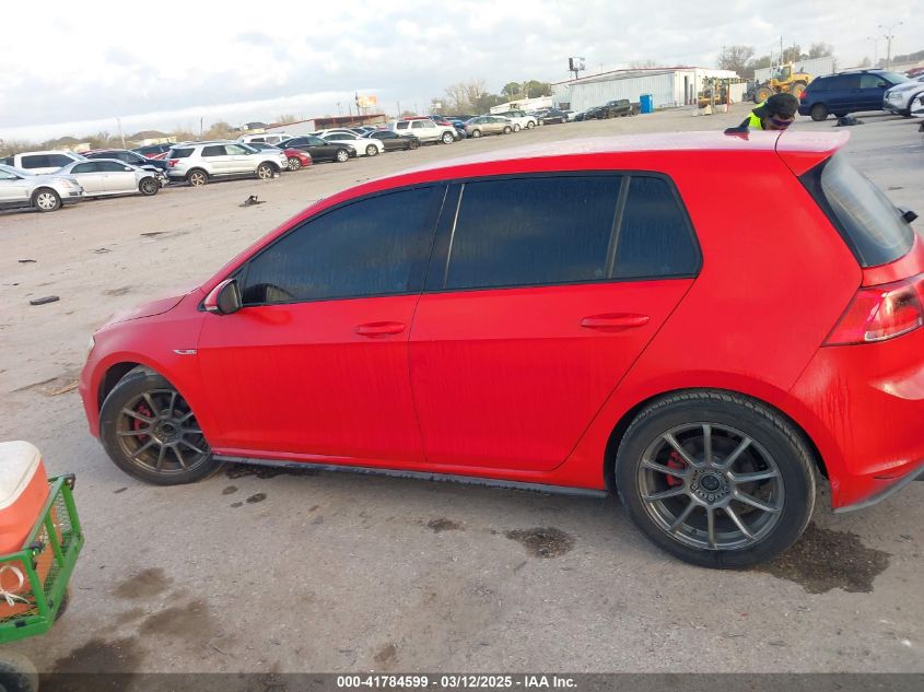 2017 Volkswagen Golf Gti Autobahn 4-Door/S 4-Door/Se 4-Door/Sport 4-Door VIN: 3VW4T7AU4HM073719 Lot: 41784599