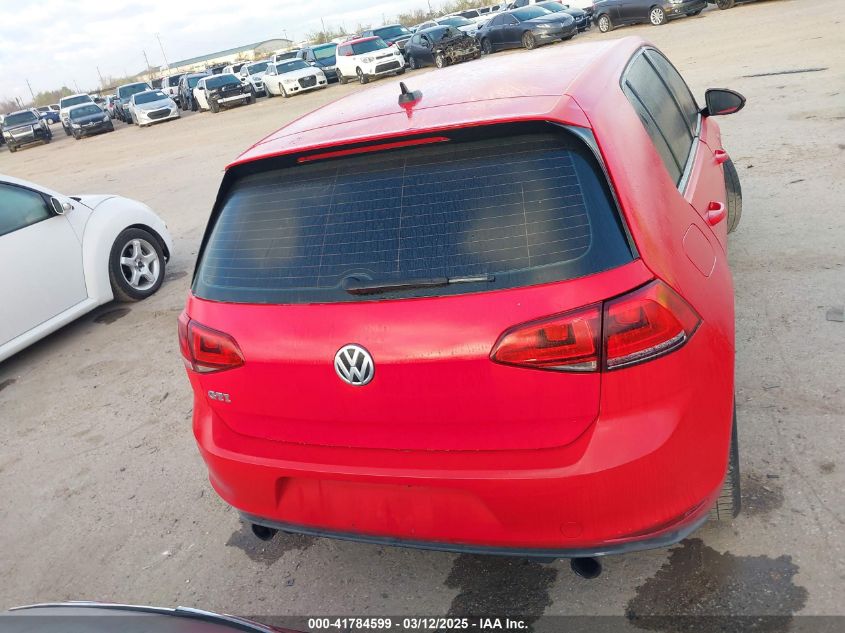 2017 Volkswagen Golf Gti Autobahn 4-Door/S 4-Door/Se 4-Door/Sport 4-Door VIN: 3VW4T7AU4HM073719 Lot: 41784599