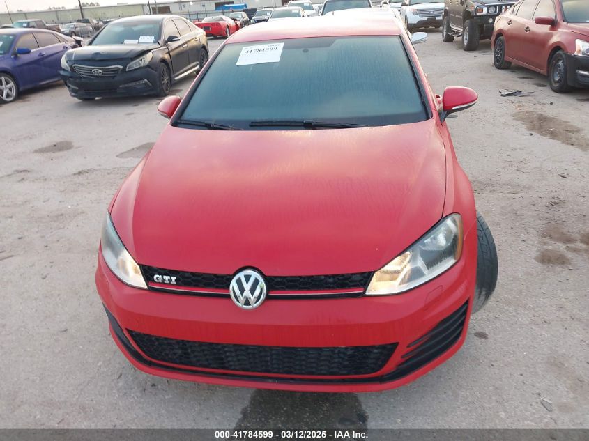 2017 Volkswagen Golf Gti Autobahn 4-Door/S 4-Door/Se 4-Door/Sport 4-Door VIN: 3VW4T7AU4HM073719 Lot: 41784599