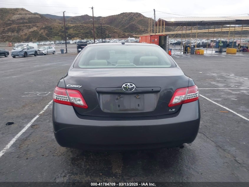 2010 TOYOTA CAMRY VIN: JTNBF3EK6A3003225