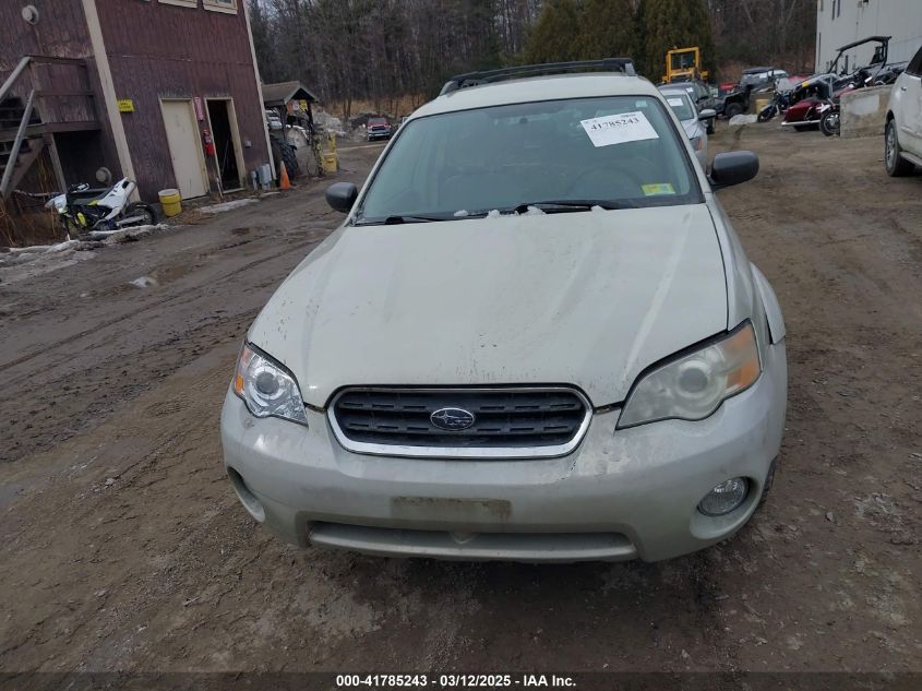 2007 Subaru Outback 2.5I/2.5I Basic/2.5I L.l. Bean Edition VIN: 4S4BP61C977344424 Lot: 41785243