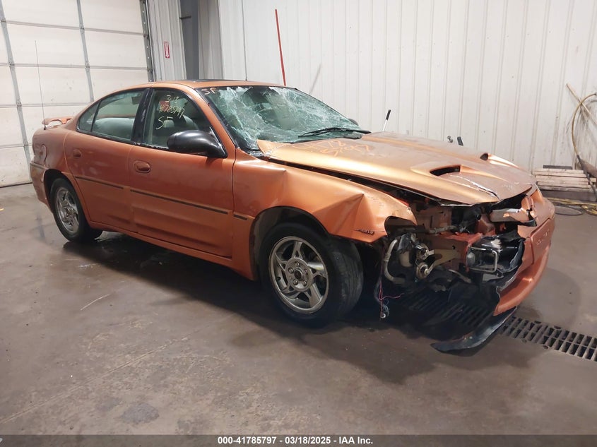 2004 Pontiac Grand Am Gt orange sedan gasoline 1G2NW52E44C163916 photo #1