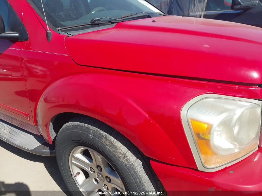 2005 Dodge Durango Slt VIN: 1D4HD48D75F621636 Lot: 41786036