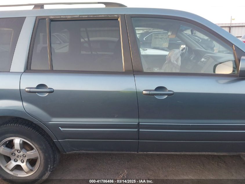 2006 Honda Pilot Ex VIN: 5FNYF28476B006425 Lot: 41786486