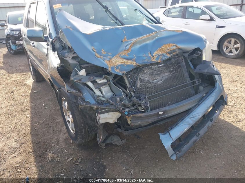 2006 Honda Pilot Ex VIN: 5FNYF28476B006425 Lot: 41786486