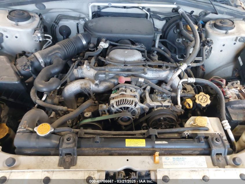 2006 Subaru Forester 2.5X VIN: JF1SG63686H752925 Lot: 41786667