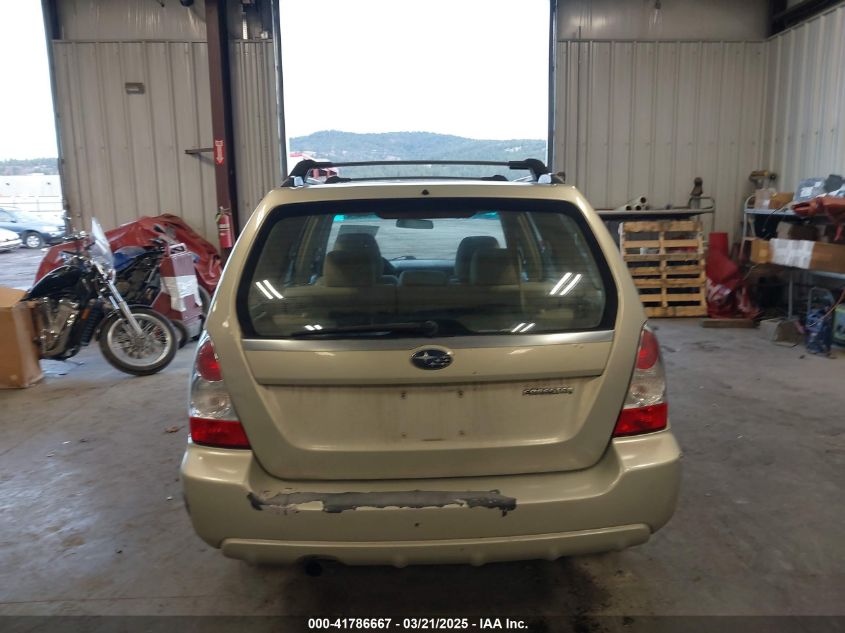 2006 Subaru Forester 2.5X VIN: JF1SG63686H752925 Lot: 41786667