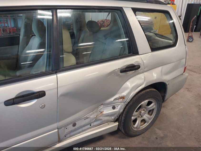 2006 Subaru Forester 2.5X VIN: JF1SG63686H752925 Lot: 41786667