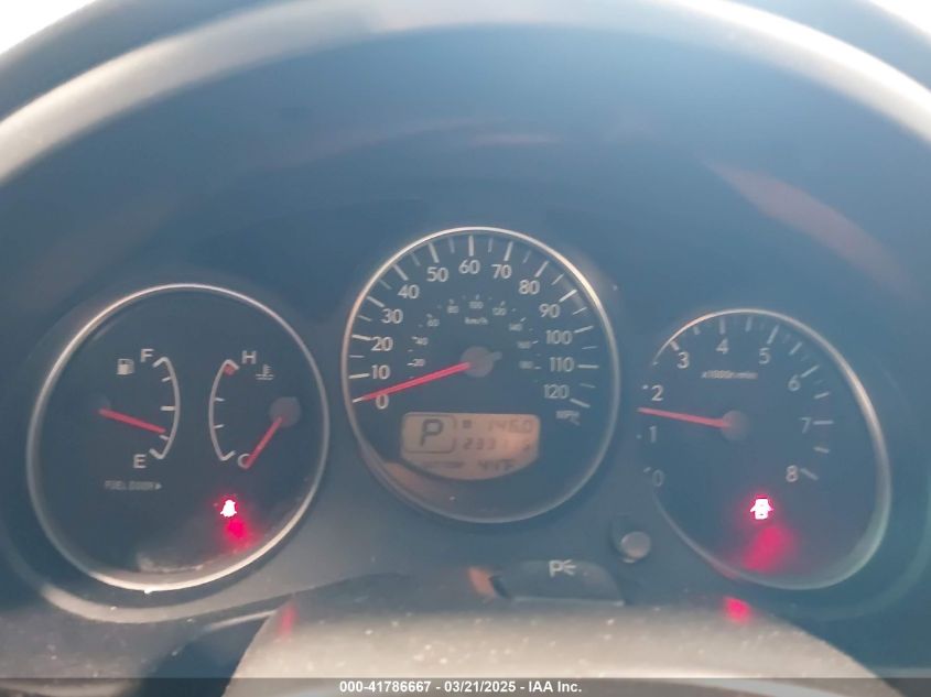 2006 Subaru Forester 2.5X VIN: JF1SG63686H752925 Lot: 41786667