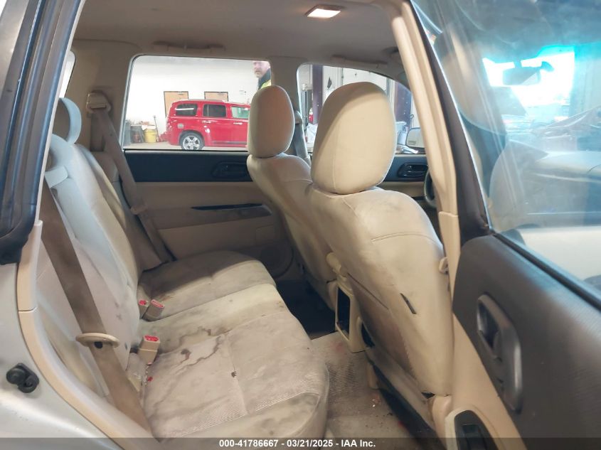 2006 Subaru Forester 2.5X VIN: JF1SG63686H752925 Lot: 41786667