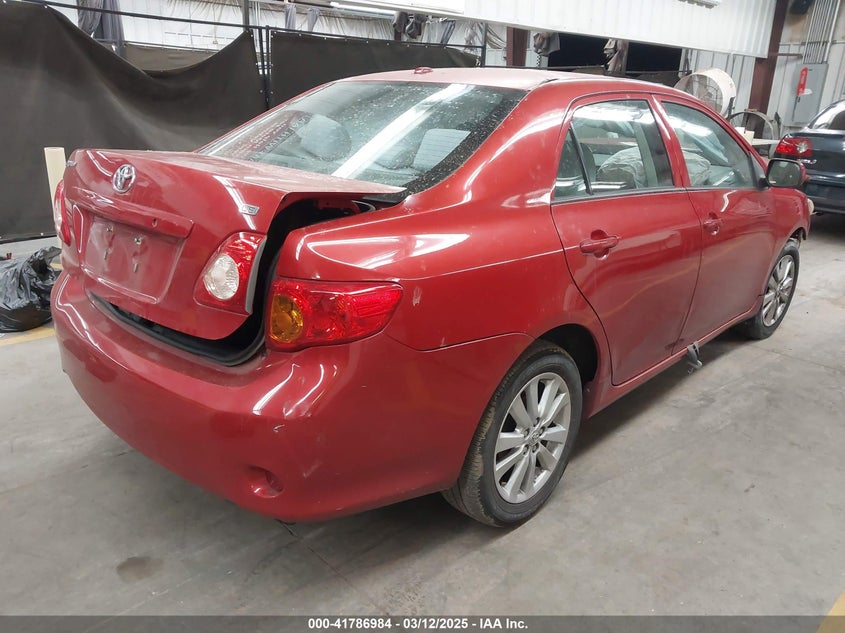 2010 TOYOTA COROLLA VIN: 1NXBU4EE7AZ254321