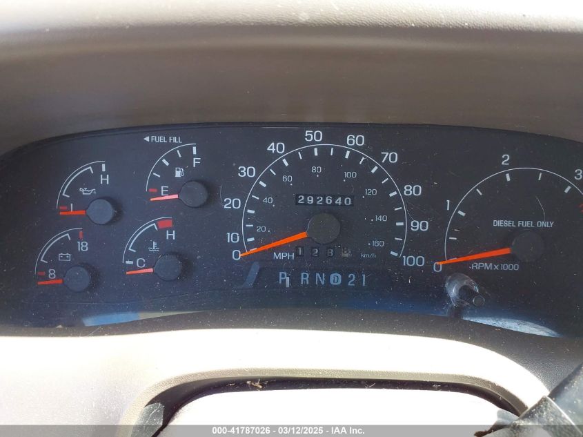 2000 Ford Super Duty F-250 Lariat/Xl/Xlt VIN: 1FTNW20F4YEE30441 Lot: 41787026