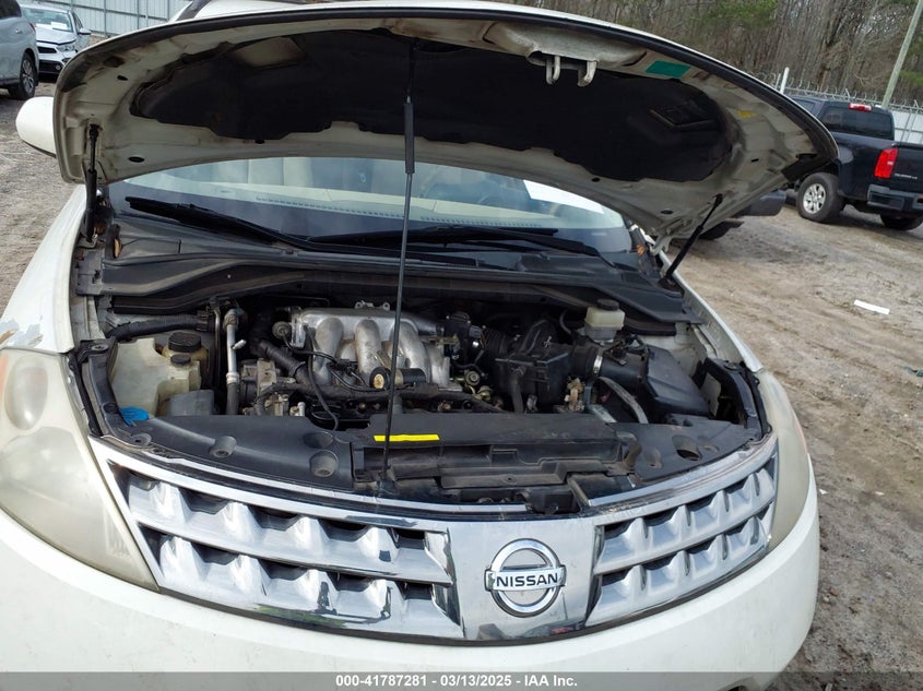 2007 Nissan Murano S VIN: JN8AZ08T87W500542 Lot: 41787281