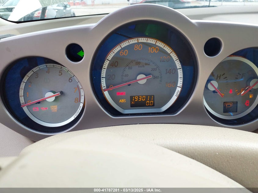 2007 Nissan Murano S VIN: JN8AZ08T87W500542 Lot: 41787281