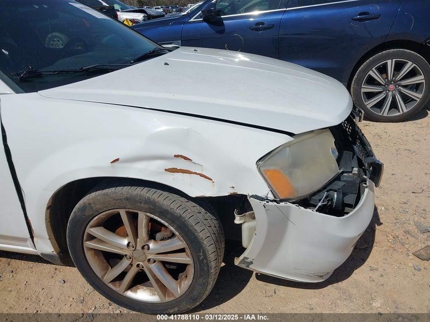 2012 DODGE AVENGER VIN: 1C3CDZCB5CN266256