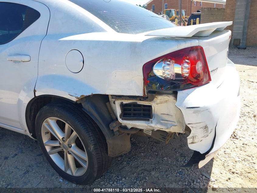 2012 DODGE AVENGER VIN: 1C3CDZCB5CN266256
