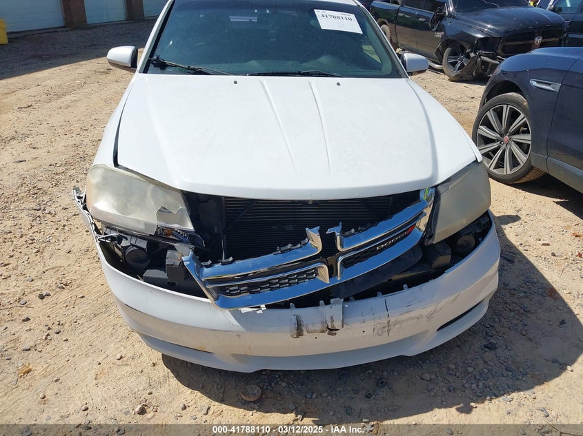 2012 DODGE AVENGER VIN: 1C3CDZCB5CN266256