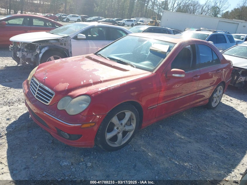 2006 MERCEDES-BENZ C 230 VIN: WDBRF52H66F782492