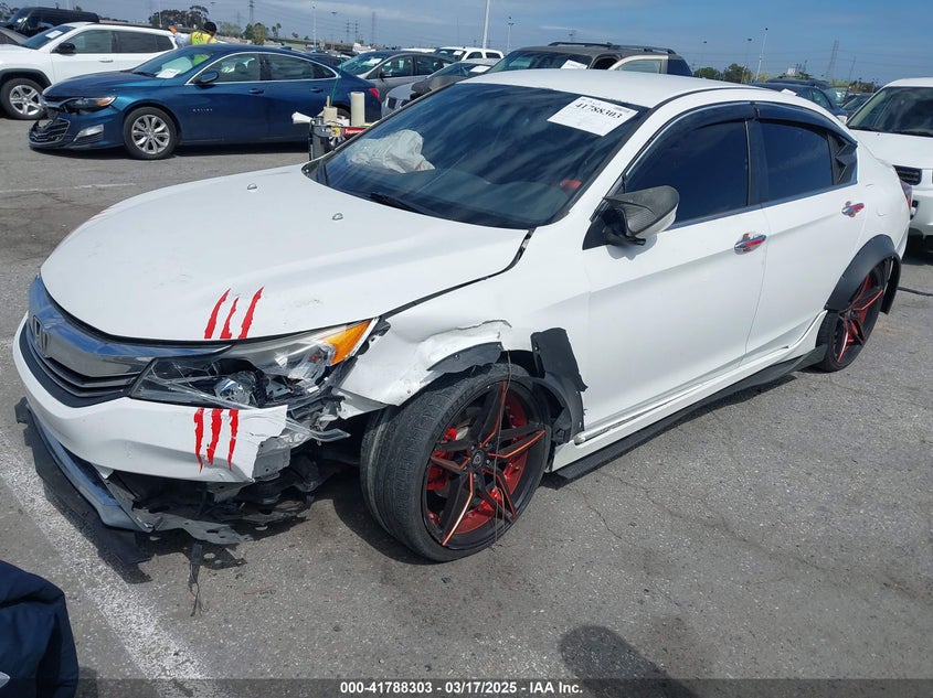 2016 HONDA ACCORD VIN: 1HGCR2F58GA067551