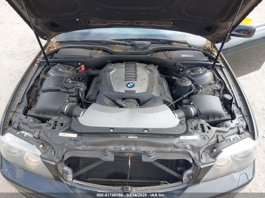 2008 BMW 750Li VIN: WBAHN83578DT86542 Lot: 41788759