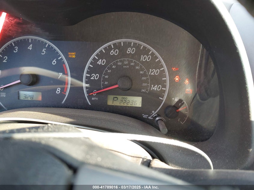 2009 TOYOTA COROLLA VIN: 2T1BU40E59C144923