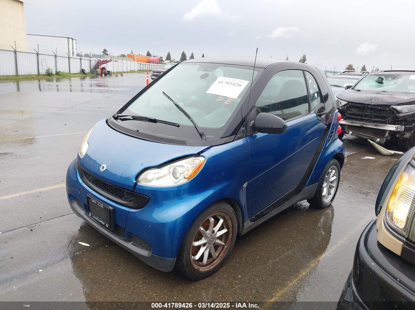 2008 SMART FORTWO VIN: WMEEJ31X28K195424