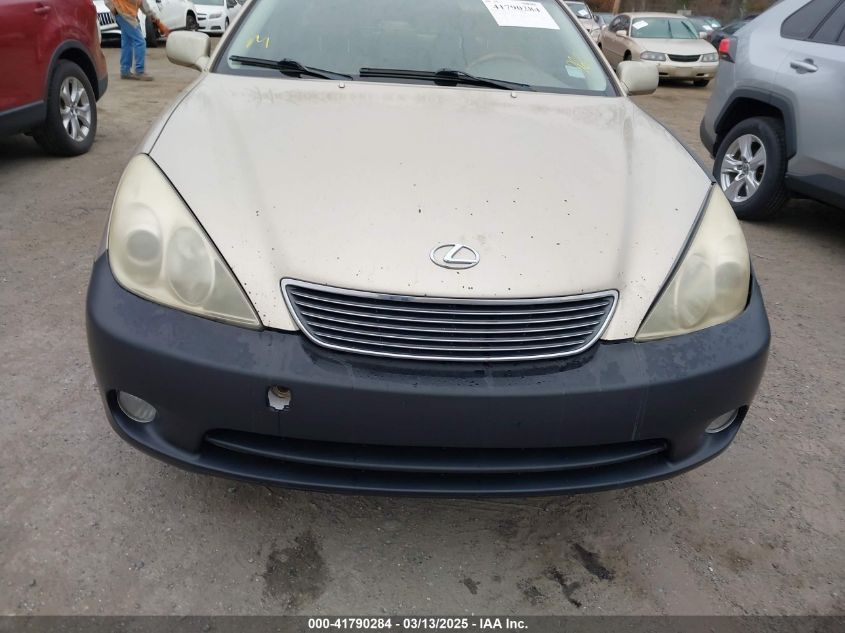 2005 Lexus Es 330 VIN: JTHBA30G555096804 Lot: 41790284