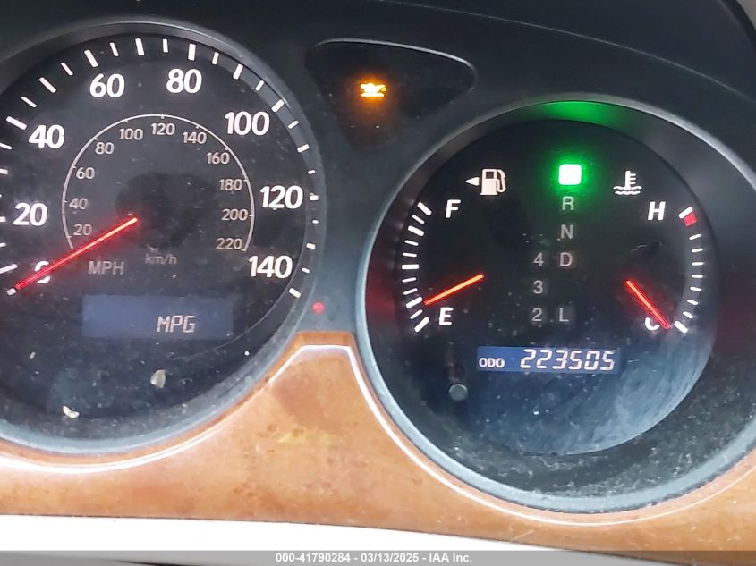 2005 Lexus Es 330 VIN: JTHBA30G555096804 Lot: 41790284