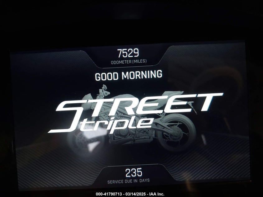 2022 TRIUMPH MOTORCYCLE STREET TRIPLE RS - SMTA554S7NTAX8929