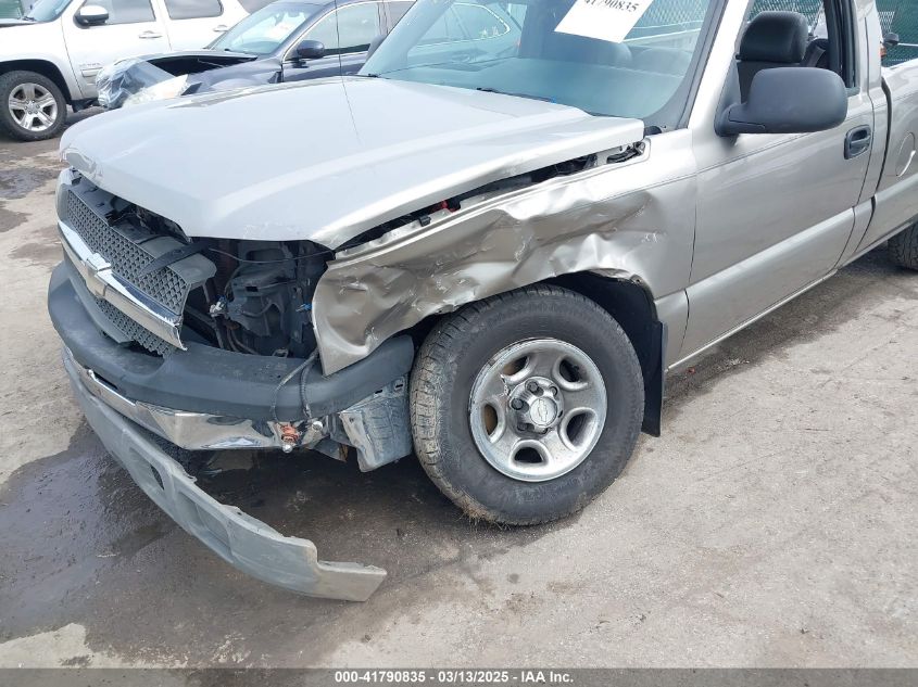 2003 Chevrolet Silverado 1500 Work Truck VIN: 1GCEC14X33Z346182 Lot: 41790835