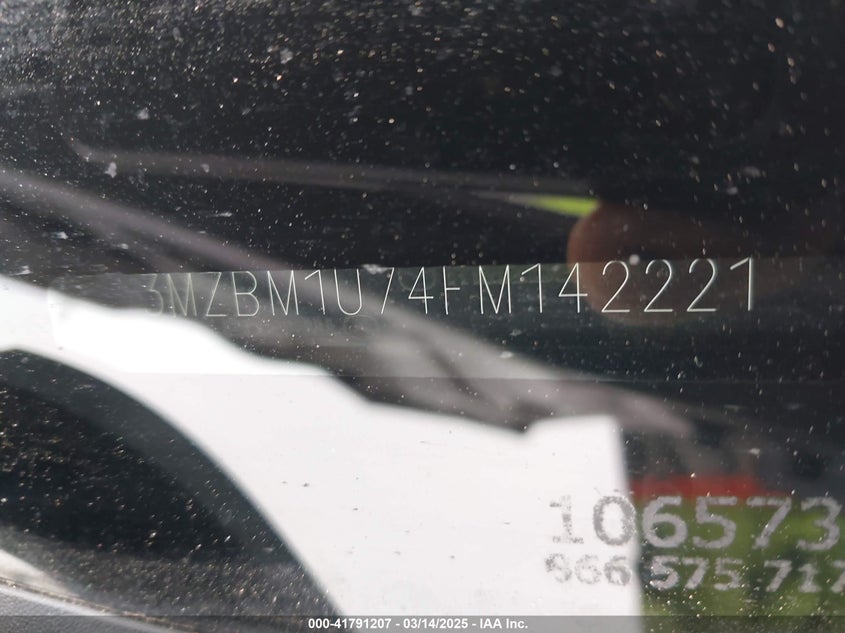 2015 MAZDA MAZDA3 I SPORT - 3MZBM1U74FM142221