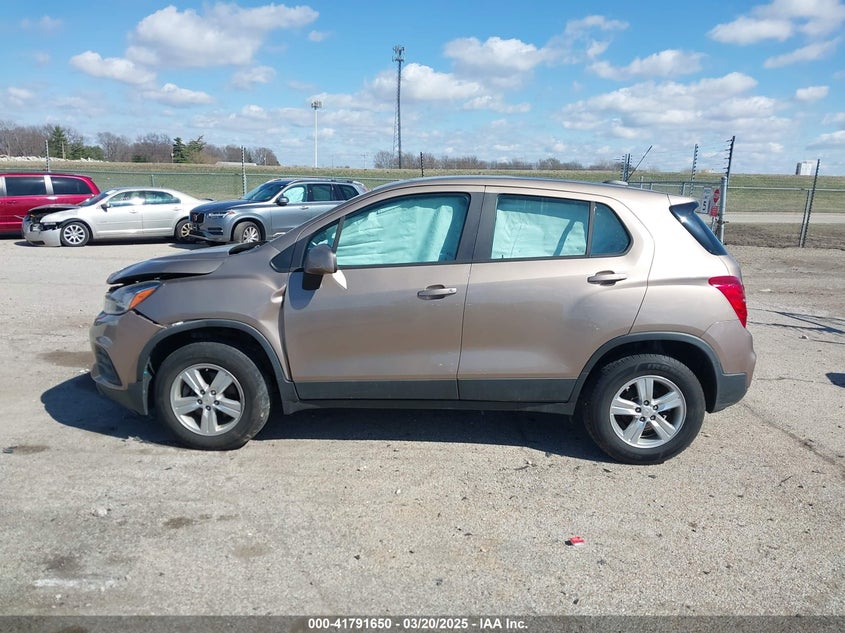 2018 CHEVROLET TRAX VIN: 3GNCJNSB7JL372999