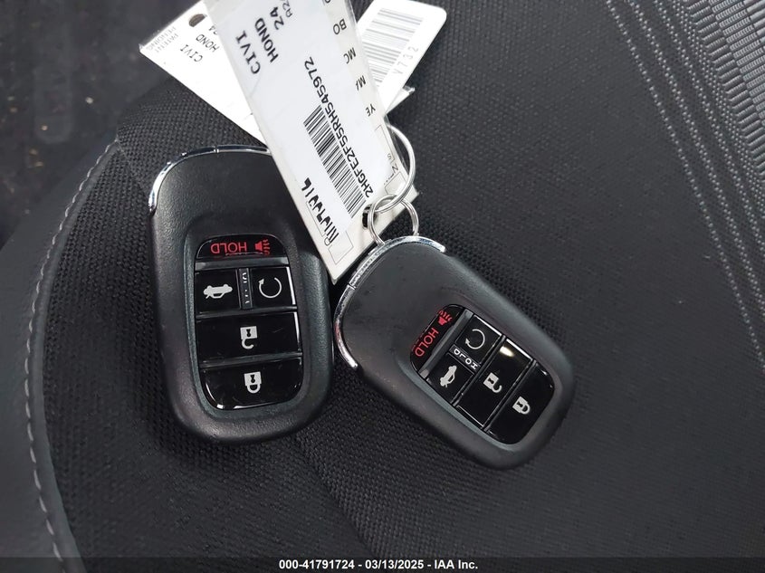 2024 HONDA CIVIC VIN: 2HGFE2F55RH545972