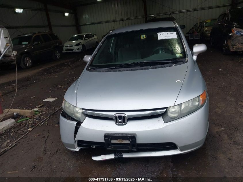 2007 Honda Civic Lx VIN: 1HGFA16517L119461 Lot: 41791786