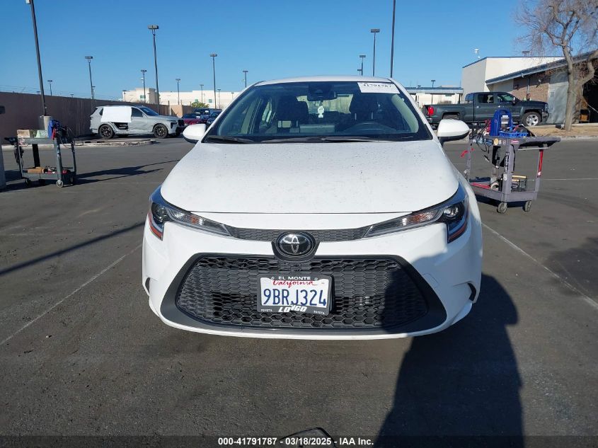 2022 Toyota Corolla Le VIN: JTDEPMAE7N3020075 Lot: 41791787